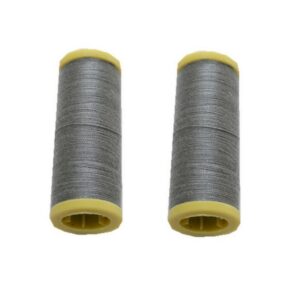 Nähmaschinen Nähgarn 200 m 2 x 100 m Polyester 40/2 grau (0014)