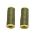 Nähmaschinen Nähgarn 200 m 2 x 100 m Polyester 40/2 oliv (0034)