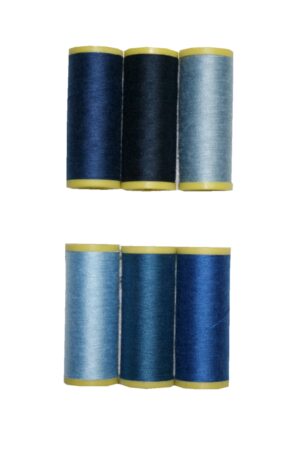 Nähmaschinen Nähgarn 6 Rollen je 100 m Polyester 40/2 (0036)