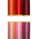 Nähmaschinen Nähgarn 6 Rollen je 100 m Polyester 40/2 (0039)