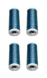 Nähmaschinen Nähgarn 400m 4 x 100m Polyester anthrazit grau (1006)