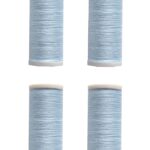 Nähmaschinen Nähgarn 400 m 4 x 100 m Polyester 40/2 hellblau (1016)