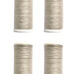 Nähmaschinen Nähgarn 400m 4 x 100m Polyester 40/2 beige (1038)