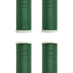Nähmaschinen Nähgarn 400 m 4 x 100 m Polyester 40/2 grün (1052)
