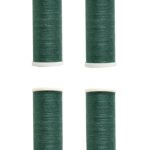 Nähmaschinen Nähgarn 400 m 4 x 100 m Polyester 40/2 grün (1055)