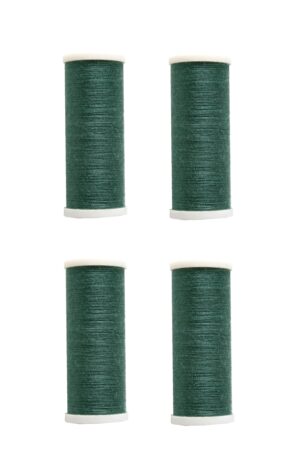 Nähmaschinen Nähgarn 400 m 4 x 100 m Polyester 40/2 grün (1055)