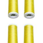Nähmaschinen Nähgarn 400m 4 x 100m Polyester 40/2 gelb (1078)