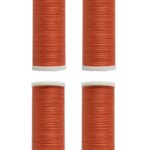 Nähmaschinen Nähgarn 400 m 4 x 100 m Polyester 40/2 braun (1083)