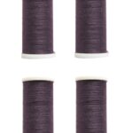 Nähmaschinen Nähgarn 400 m 4 x 100 m Polyester lila pflaume (1090)