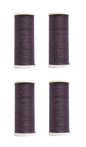 Nähmaschinen Nähgarn 400 m 4 x 100 m Polyester lila pflaume (1090)