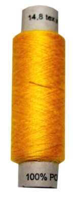 Nähgarn Nähfaden 100 % Polyester 14,8 * 2 100 m gelb (1013)