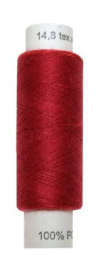Nähgarn Nähfaden 100 % Polyester 14,8 * 2 100 m bordaux weinrot (1415)