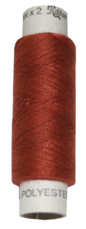 Nähgarn Nähfaden 100 % Polyester 14,8 * 2 100 m braun nougat (1431)