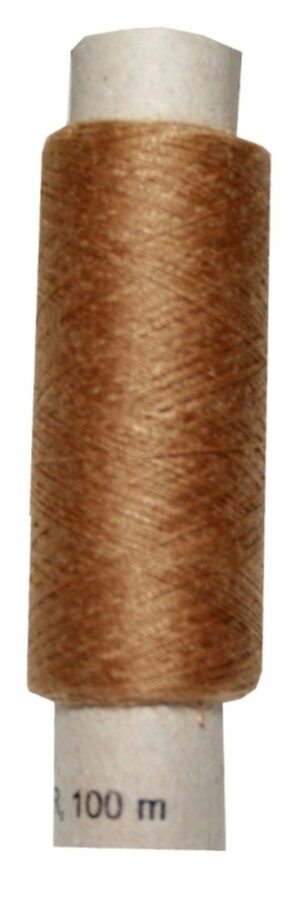 Nähgarn Nähfaden 100 % Polyester 14,8 * 2 100 m braun haselnuss (1455)