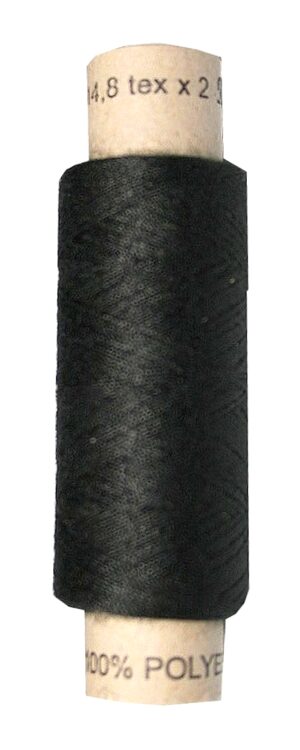 Nähgarn Nähfaden 100 % Polyester 14,8 * 2 100 m schwarz (1500)