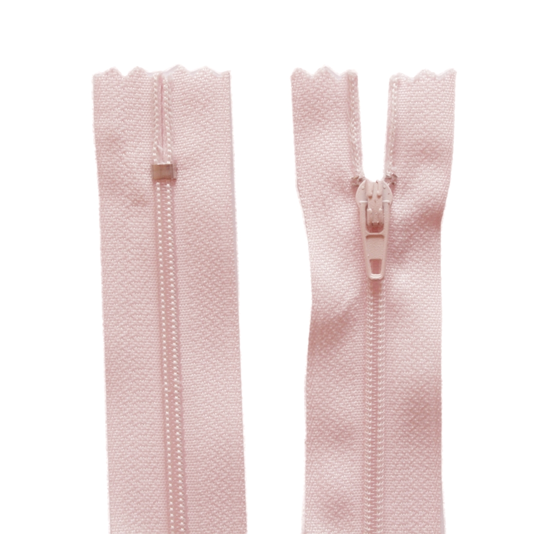 Reißverschluss 30 cm spiralförmig nicht trennbar rose (3017)