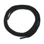 Schuhband Schnürsenkel 1 Paar Baumwolle 75 cm Kordel rund schwarz (0046)