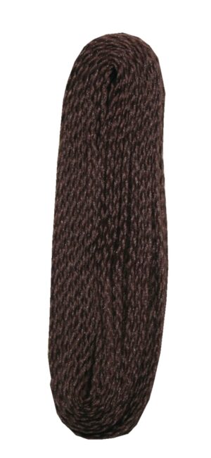 Schuhband Schnürsenkel 1 Paar Polyester 150cm 7mm flach braun (10024)