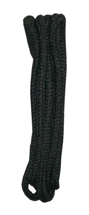 Schuhband Schnürsenkel 1 Paar Polyester 60cm rund schwarz (10025)