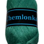 Strickgarn Chemlonka 50 g 100% Polypropylen dunkelgrün (0688)