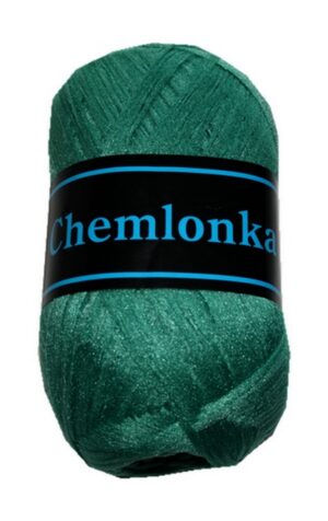 Strickgarn Chemlonka 50 g 100% Polypropylen dunkelgrün (0688)