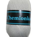 Strickgarn Chemlonka 50 g 100% Polypropylen grau (0965)