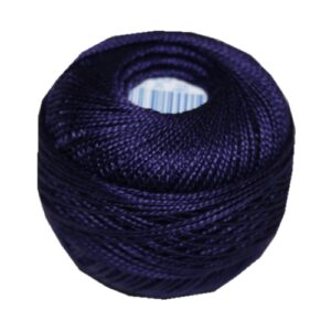 PERLOVKA Kreuzstichgarn Baumwolle Perlgarn 10g 85m dunkel lila (4282)