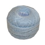 PERLOVKA Kreuzstichgarn Baumwolle Perlgarn 10g 85m hellblau (5412)