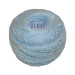 PERLOVKA Kreuzstichgarn Baumwolle Perlgarn 10g 85m hellblau (5522)