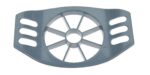 Apfelschneider Apfelteiler 18cm Kunststoff grau (0333)