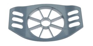 Apfelschneider Apfelteiler 18cm Kunststoff grau (0333)