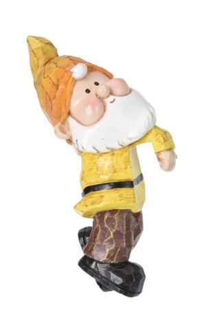 Gartenzwerg Topfhänger Gartendeko Zwerg Gnome 11 cm (0364)