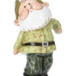 Gartenzwerg Topfhänger Gartendeko Zwerg Gnome 11 cm (0365)