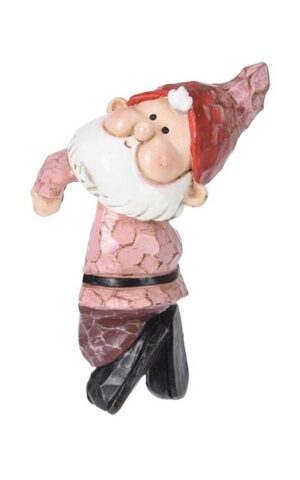 Gartenzwerg Topfhänger Gartendeko Zwerg Gnome 11 cm (0366)