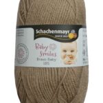 Strickgarn Garn Bravo Baby 50g 185m dunkelbeige (1010)