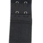 BH-Verlängerung 2-reihig 2x2 Haken schwarz (0025)