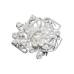 Gardinenrollen für Vorhangschienen weiß 20 Stück (0362)