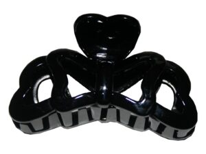 Haarklammer Haarspange Klammer groß schwarz (0006)