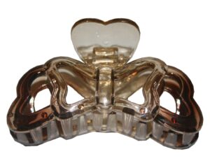 Haarklammer Haarspange Haarschmuck Klammer braun meliert (0008)