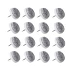 Filzgleiter Möbelgleiter Stuhlgleiter mit Nagel grau 16 Stück (0343)