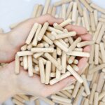 Holzdübel/Riffeldübel-Paket 6 mm / 8 mm / 10 mm 500 Stück (0034)