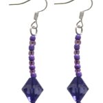 Ohrring Ohrhänger Rina lila (0035)