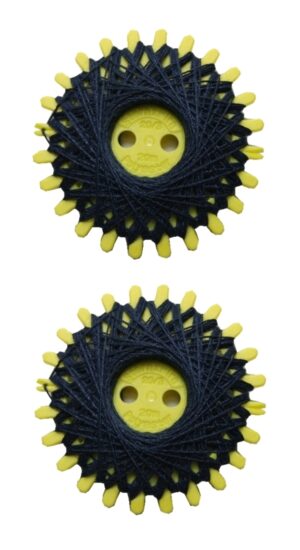 Sternzwirn Polyester 20/3 2x20m blau 2 Stück (1028)