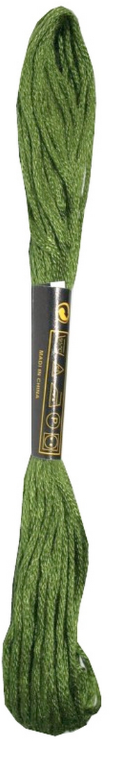 Stickgarn Mouline Moulin Stickwolle Stickfaden 8 m grün (2041 - 721)