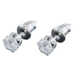 Ohrstecker Zirkon silber 5mm (0014)