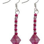 Ohrring Ohrhänger Rina pink (0025)