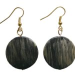 Ohrring Ohrhänger Lisa schwarz gold silber (0036)