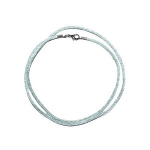 Halskette Kette Satin mint grün (0076)