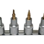 Schraubendreher Einsätze Schlitz 6-teilig 1/2 Zoll auf Steckschiene (0049)