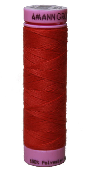 Zwirn 100 % Polyester ASPO PES 120 Amann rot 100 m (0104)